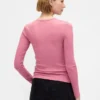 Pointelle Rib T-Shirt