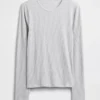 Pointelle Rib T-Shirt