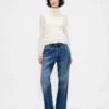 Pointelle Turtleneck Sweater