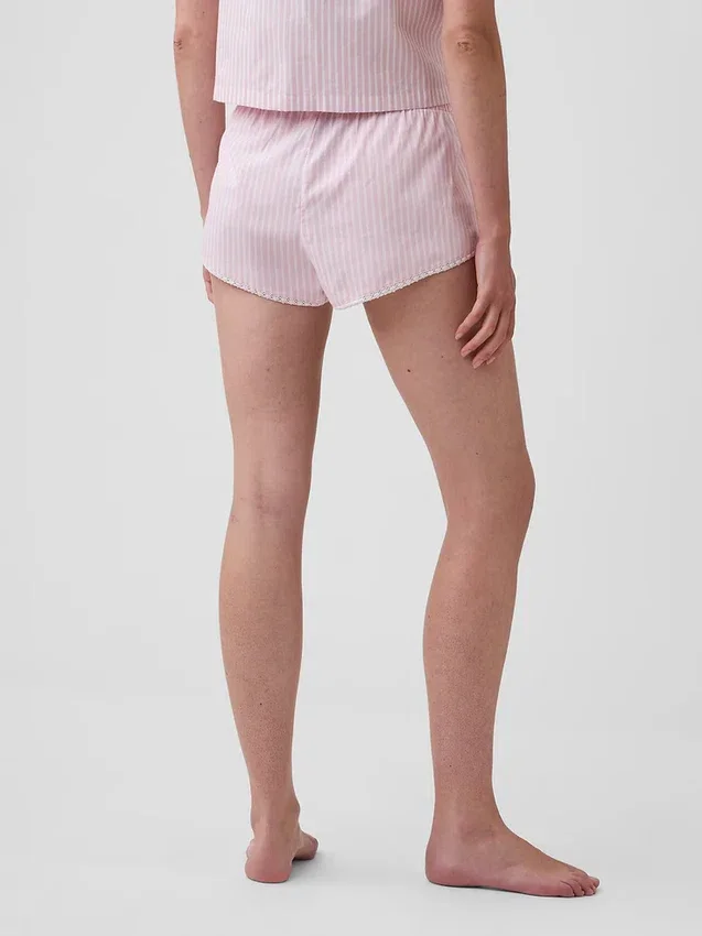 Poplin Bloomer Pj Shorts