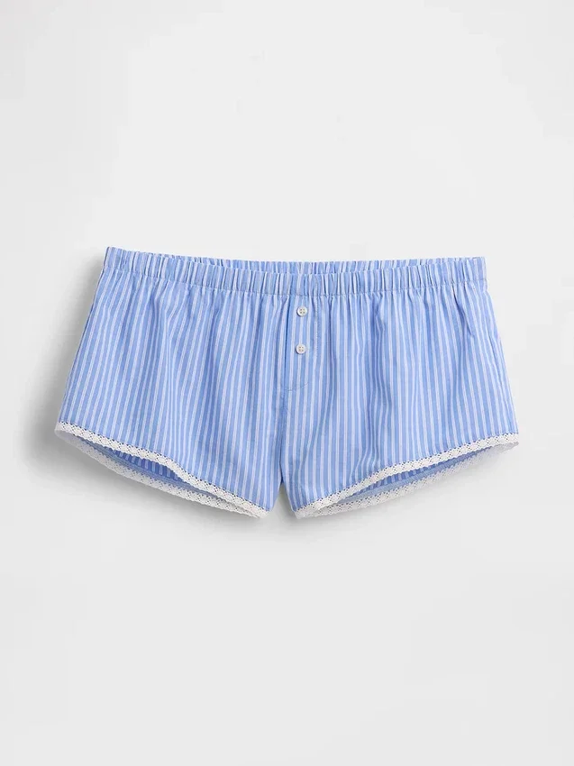 Poplin Bloomer Pj Shorts