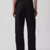 Poplin Easy Barrel Pants