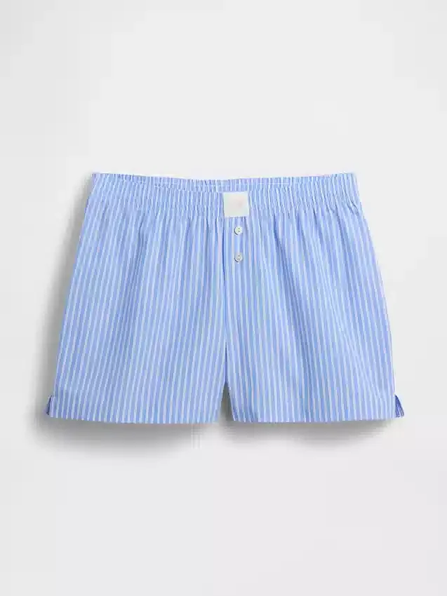 Poplin Pj Boxer Shorts
