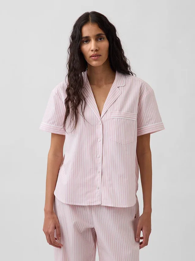 Poplin Pj Shirt