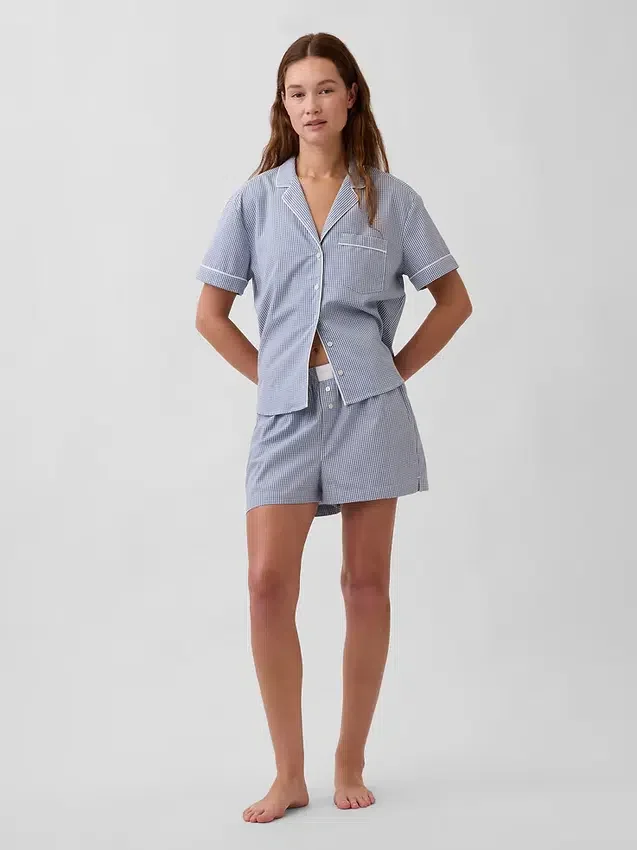 Poplin Pj Boxer Shorts