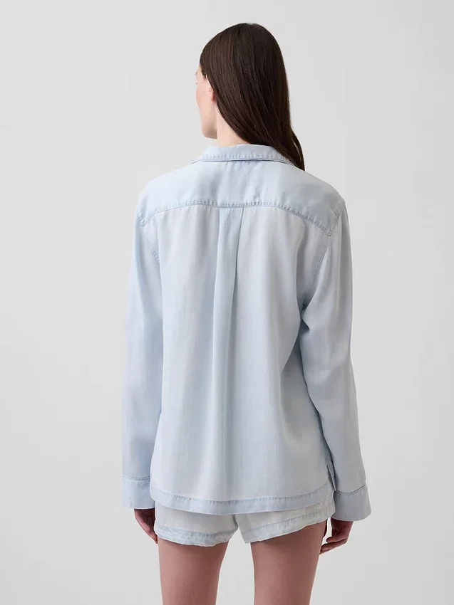 Poplin Pj Shirt