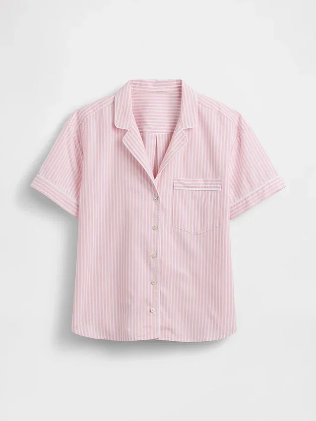 Poplin Pj Shirt