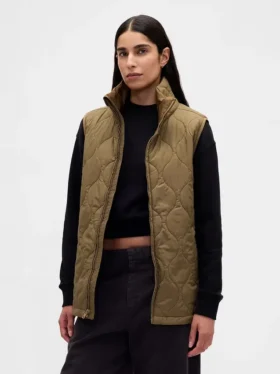 Recycled Lightweight Quilted Puffer Vest