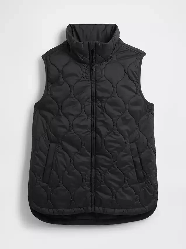 Recycled Lightweight Quilted Puffer Vest