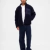 Recycled Sherpa Oversized Logo Zip Jacket