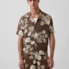 Relaxed Camp Collar Shirt