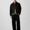 Relaxed Crop Straight-Hem Oxford Shirt