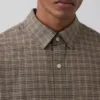 Relaxed Crop Straight-Hem Oxford Shirt