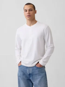 Relaxed Henley T-Shirt