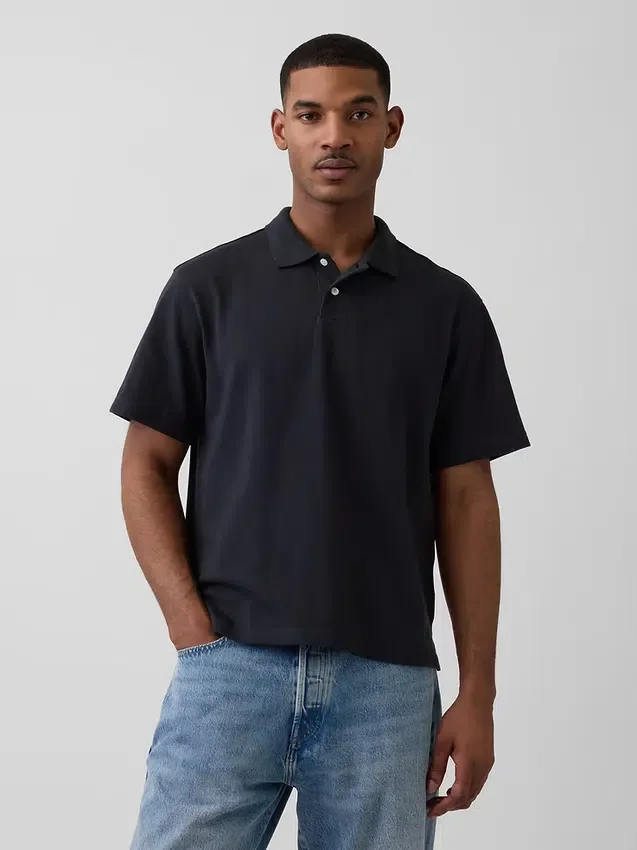 Relaxed Pique Polo
