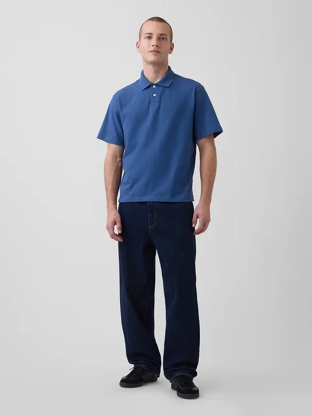 Relaxed Pique Polo