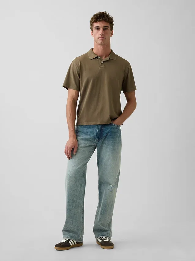 Relaxed Pique Polo