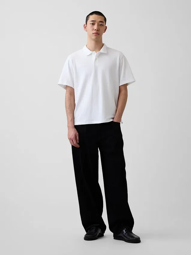 Relaxed Pique Polo