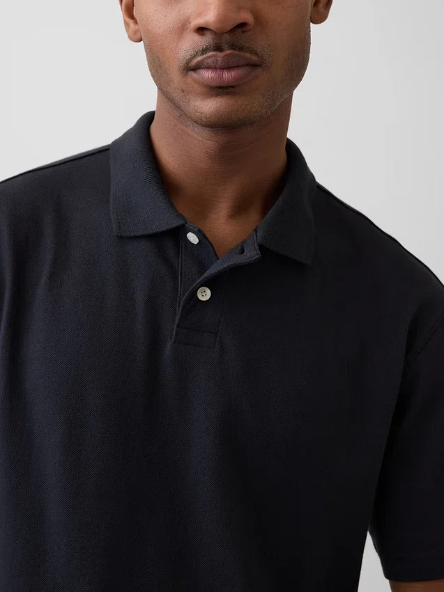 Relaxed Pique Polo