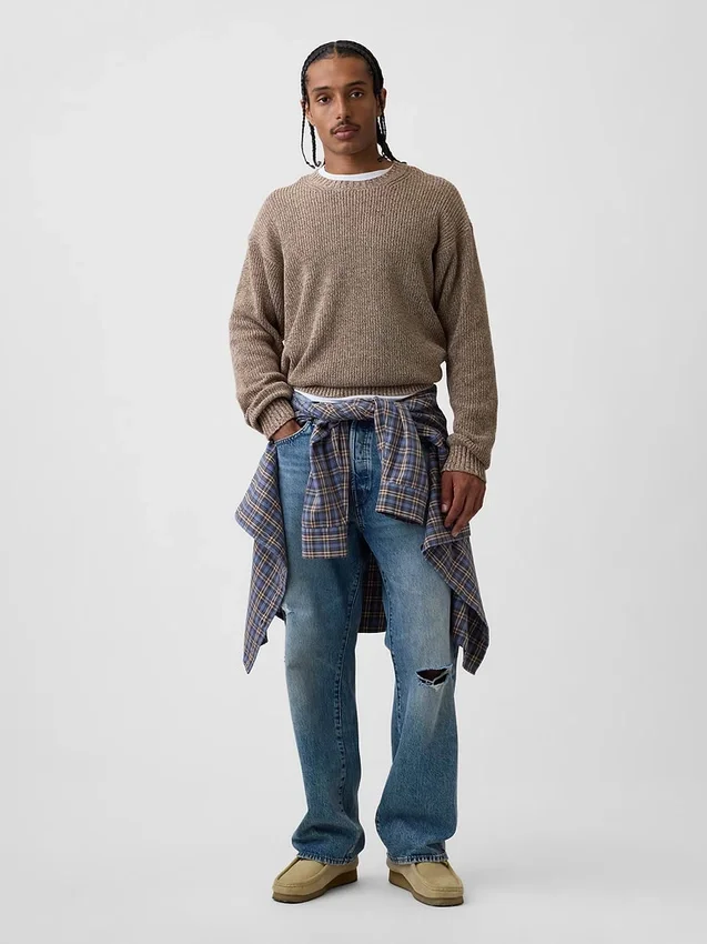 Relaxed Shaker Sweater