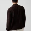 Relaxed Straight-Hem Seersucker Shirt