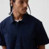Relaxed Straight-Hem Utility Shirt
