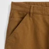 Relaxed Straight Utility Khakis
