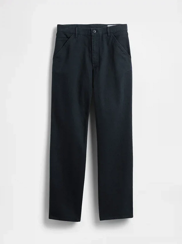 Relaxed Straight Utility Khakis
