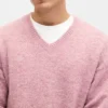 Relaxed V-Neck Crop Sweater