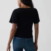 Rib Scoop T-Shirt