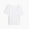 Rib Scoop T-Shirt