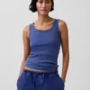 Rib Scoop Tank Top