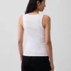 Rib Scoop Tank Top