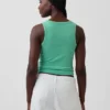 Rib Scoop Tank Top