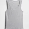 Rib Scoop Tank Top