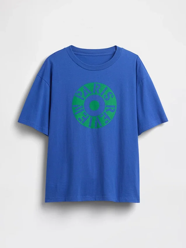 Robert Indiana Oversized Graphic T-Shirt
