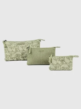 Sazan X Jujube 3 Piece Pouch Set