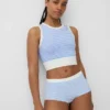 Seamless Rib Crop Tank Top