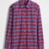 Seersucker Plaid Oversized Shirt