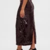 Sequin Maxi Skirt