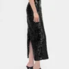 Sequin Maxi Skirt