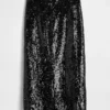 Sequin Maxi Skirt