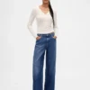 Sheer Rib Henley T-Shirt