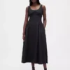 Shirred Maxi Dress