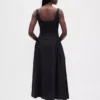 Shirred Maxi Dress