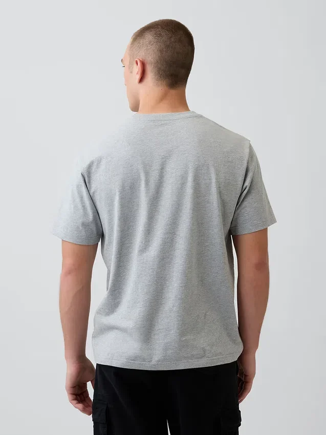Snoopy Logo Relaxed Graphic T-Shirt