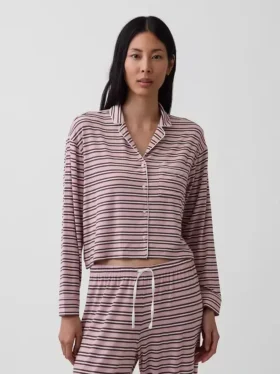 Softest Modal Crop Pj Top