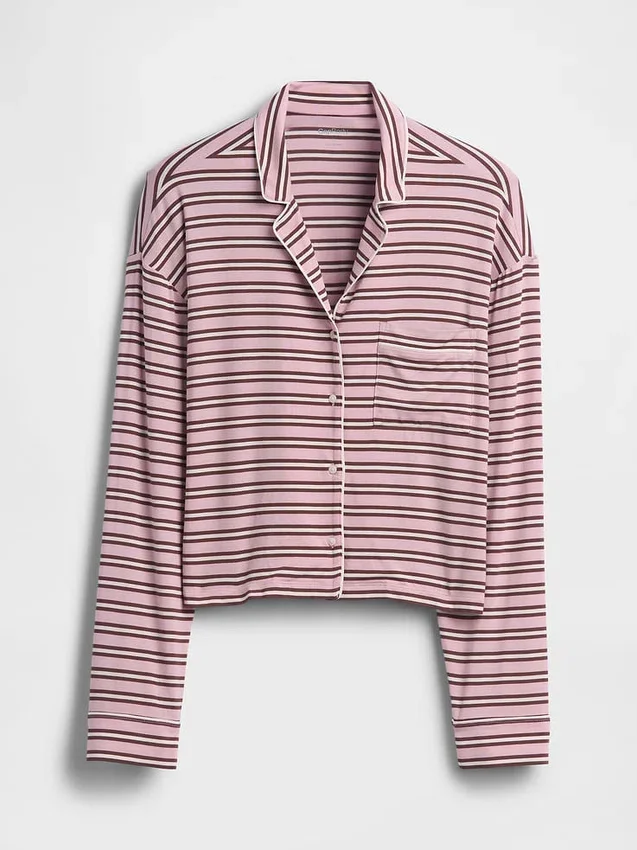 Softest Modal Crop Pj Top