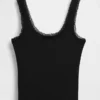 Softest Modal Lace-Trim Pj Tank Top