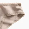 Softest Organic Stretch Cotton Lace-Trim Cheeky Hipster